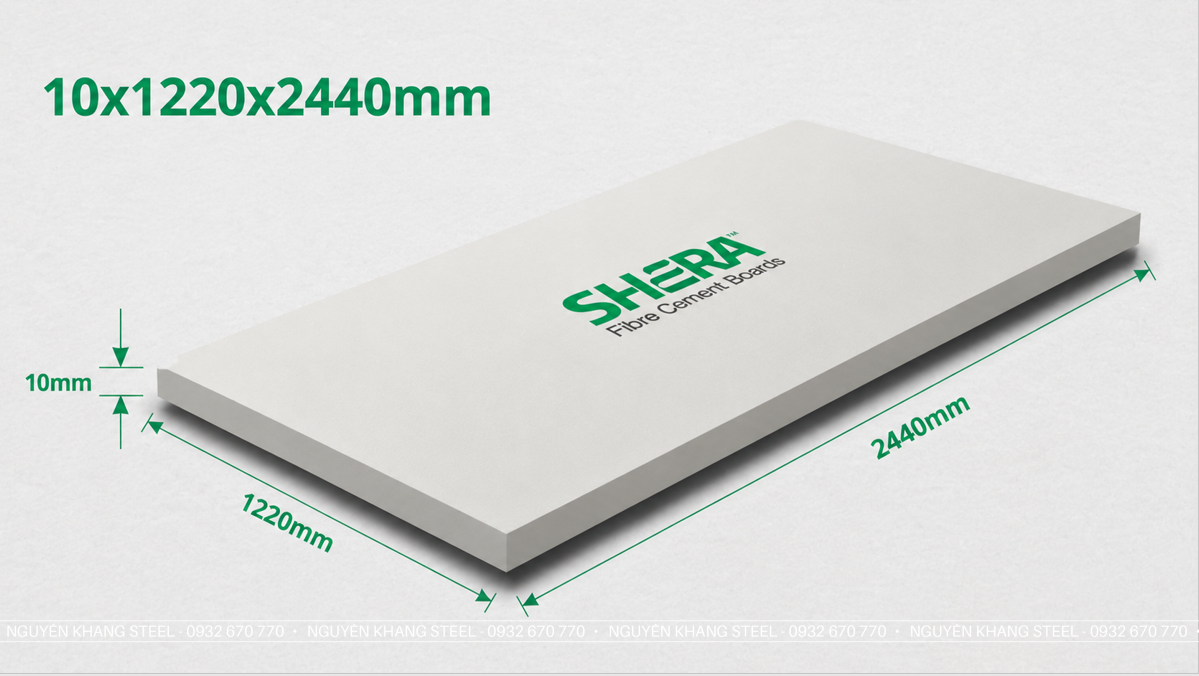 Tấm Xi Măng Cemboard 10mm