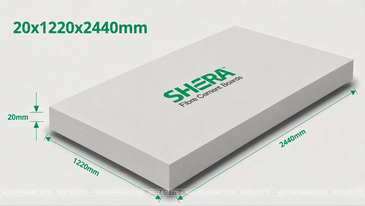 Tấm Xi Măng Cemboard 20mm